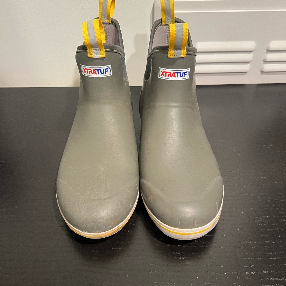 XtraTuf Ankle Deck Boots Gray 10/11